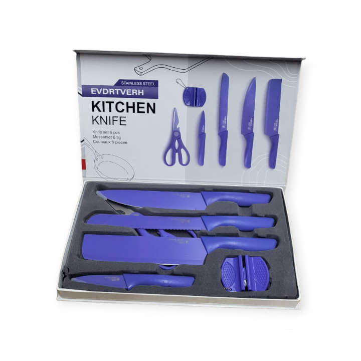 EVDRTVERH 1831409 Kitchen Knife Set 6pcs
