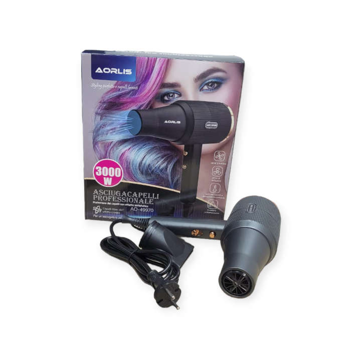 Aorlis AO-49970 Adjustable Speed 3000W Hair Dryer