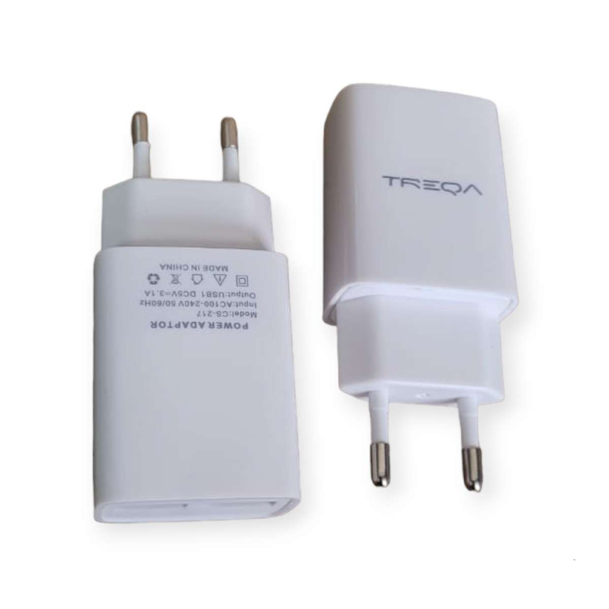 Treqa CS-217 Dual Port USB Charger 3.1A