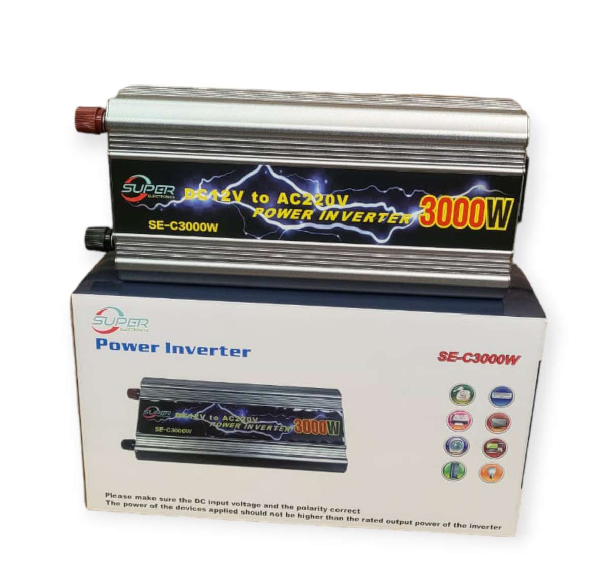 Power Inverter 12V DC To 220V AC 3000W