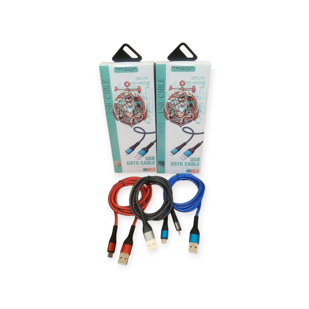 Treqa CA-8591 Micro USB Cable5.1A 1M