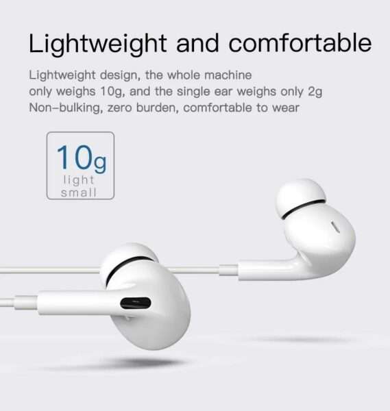 Super E JH-7A Lightning Wired Bluetooth Earphones For Iphone