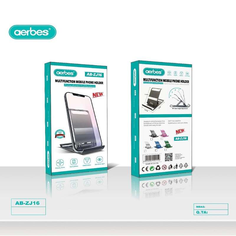 Aerbes AB-ZJ16 Adjustable Foldable Mobile Phone Holder