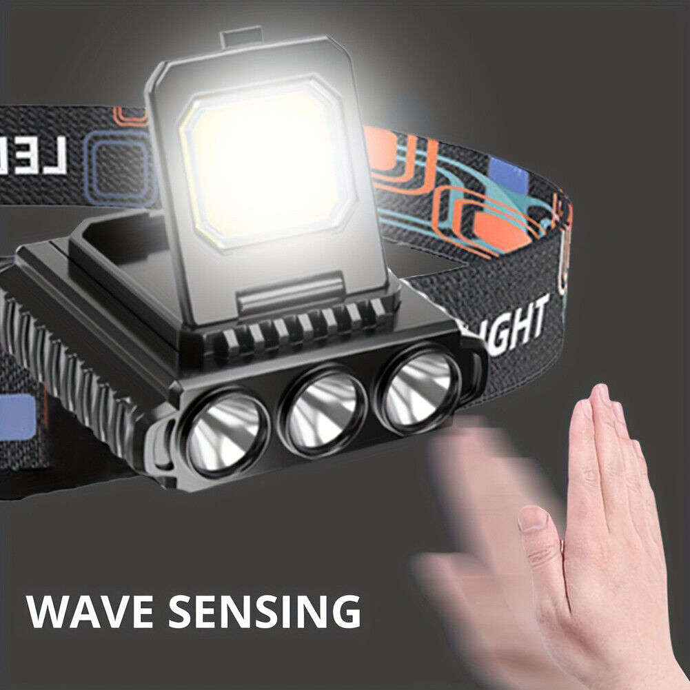FA-LY801S Rechargeable COB+LED Sensor Head Lamp With Type C Charger
