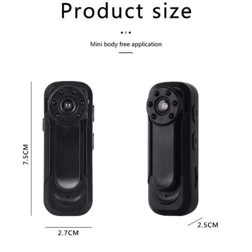 A8 600mah HD Wireless Wi-Fi DV Body Camera