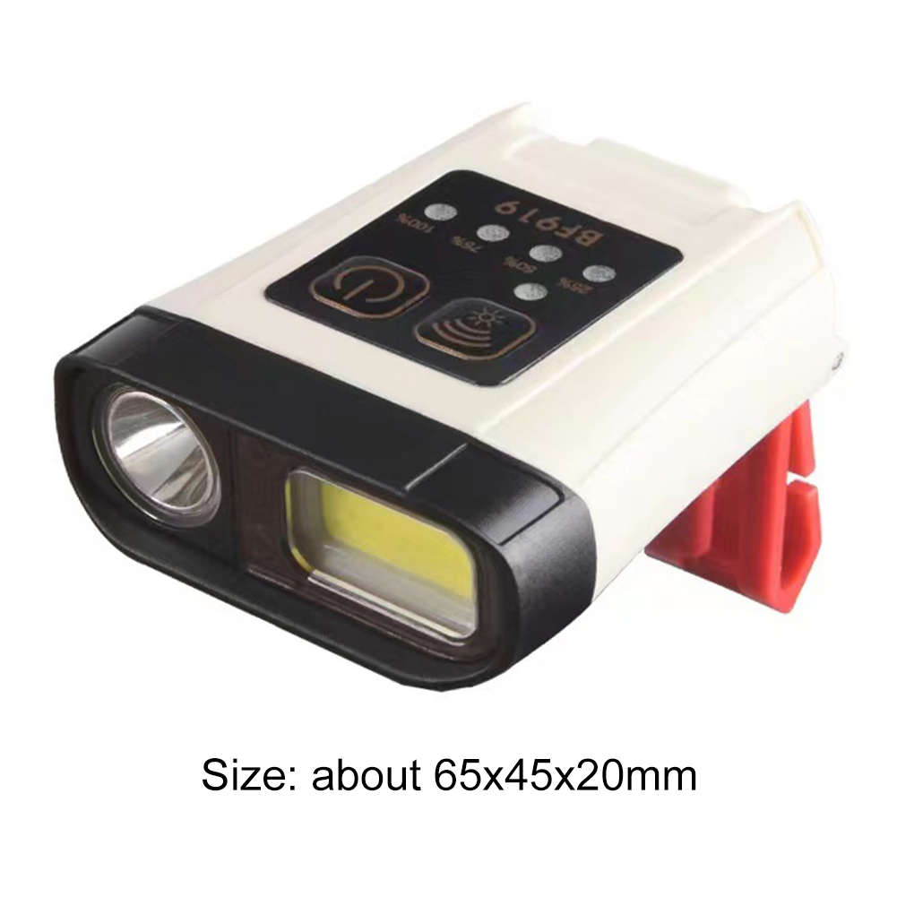 FA-919 Rechargeable COB Cap Clip  On Bicycle Light