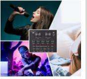 V+8 Sound Card Audio Interface External USB Live Broadcast With Microphone