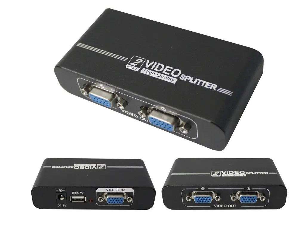 102A 2 Port VGA Splitter 550MHz