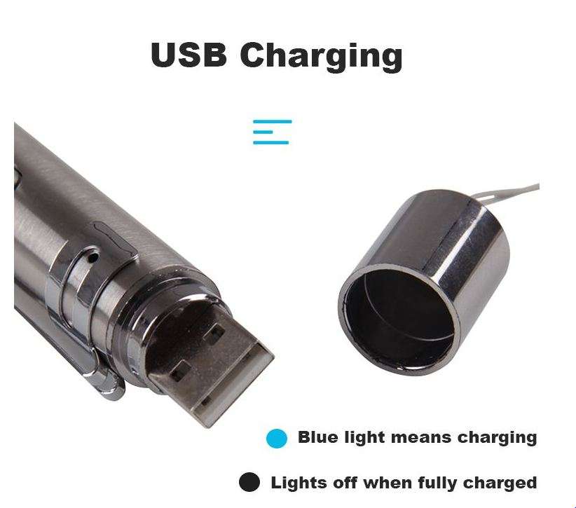 FA-902 Mini USB Rechargeable Flashlight 24PCS