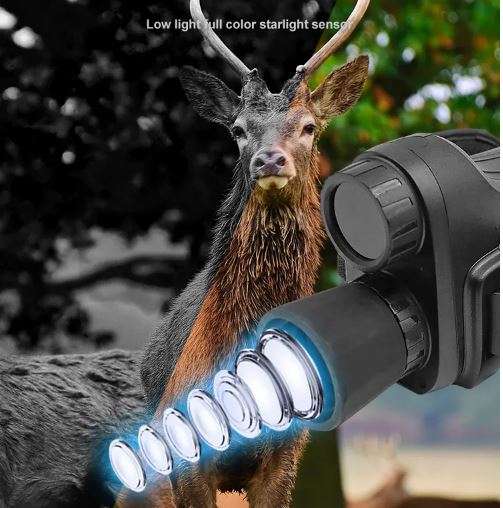 2.7K Black Light Lens Night Vision Binoculars Camera Full Colour Sensor