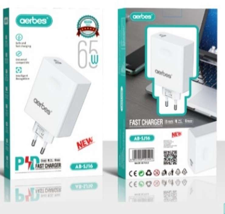 -SJ16 PD 65W Quick Charging Smart Charger