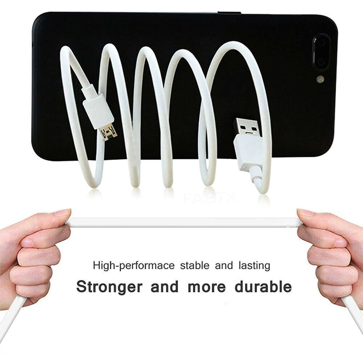 Treqa CA-8611 Micro USB Cable 65W 1M