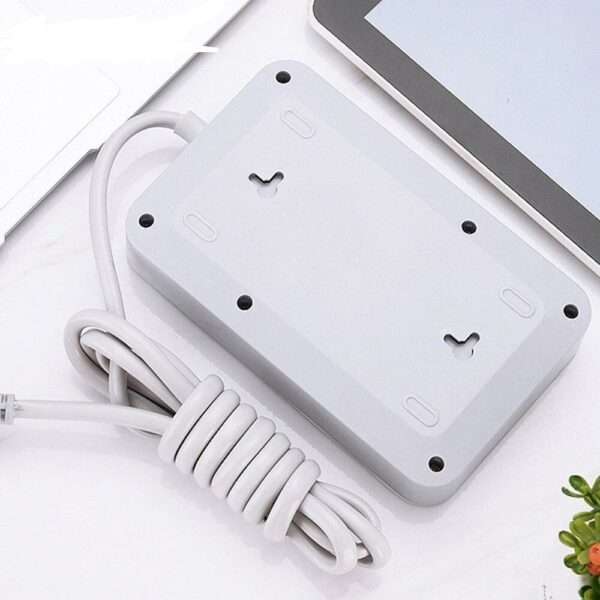 Treqa PL-503 5 Power Socket With 3 USB Port 3000W 2M