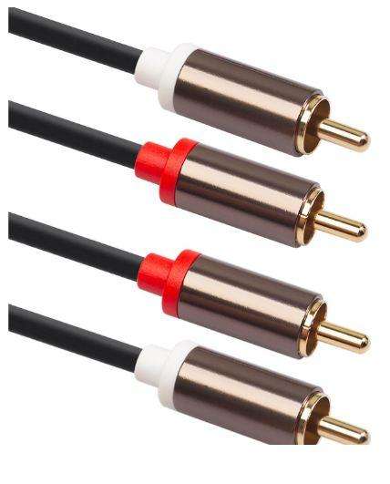 Aerbes AB-S058 2RCA to 2RCA Cable Audio Cable 3M
