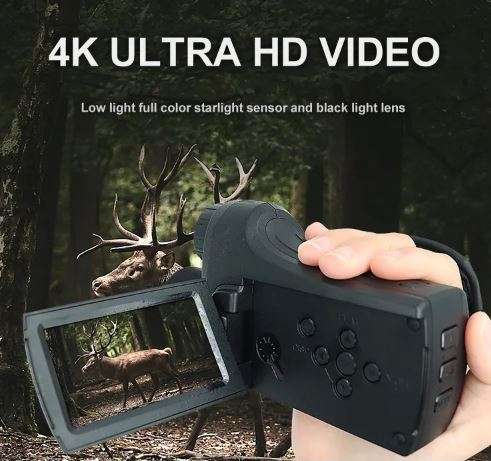 2.7K Black Light Lens Night Vision Binoculars Camera Full Colour Sensor