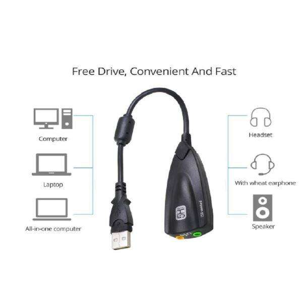 7.1 USB 5HV2 Sound Card