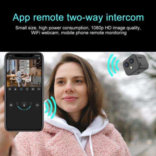 XD-D3 4K Dual Lens Wifi Camera 2-way Intercom Surveillance VCR