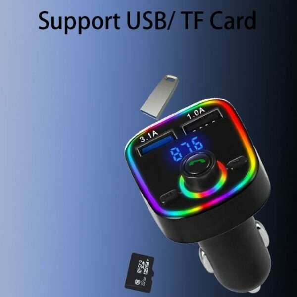 M30 Bluetooth Car FM Modulator With Dual USB Port