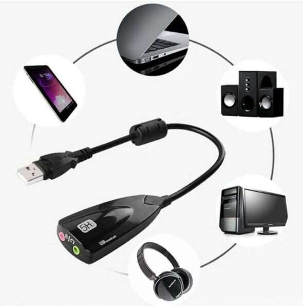 7.1 USB 5HV2 Sound Card