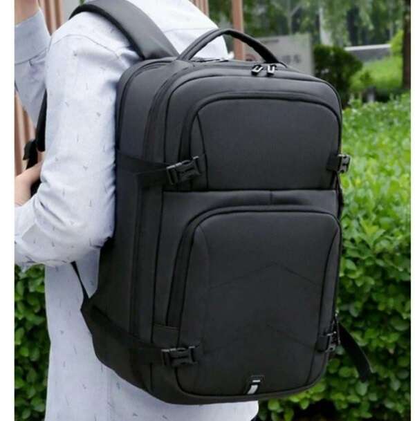 XF0761 Laptop Backpack With 5 Zip Compartments And USB Port 17