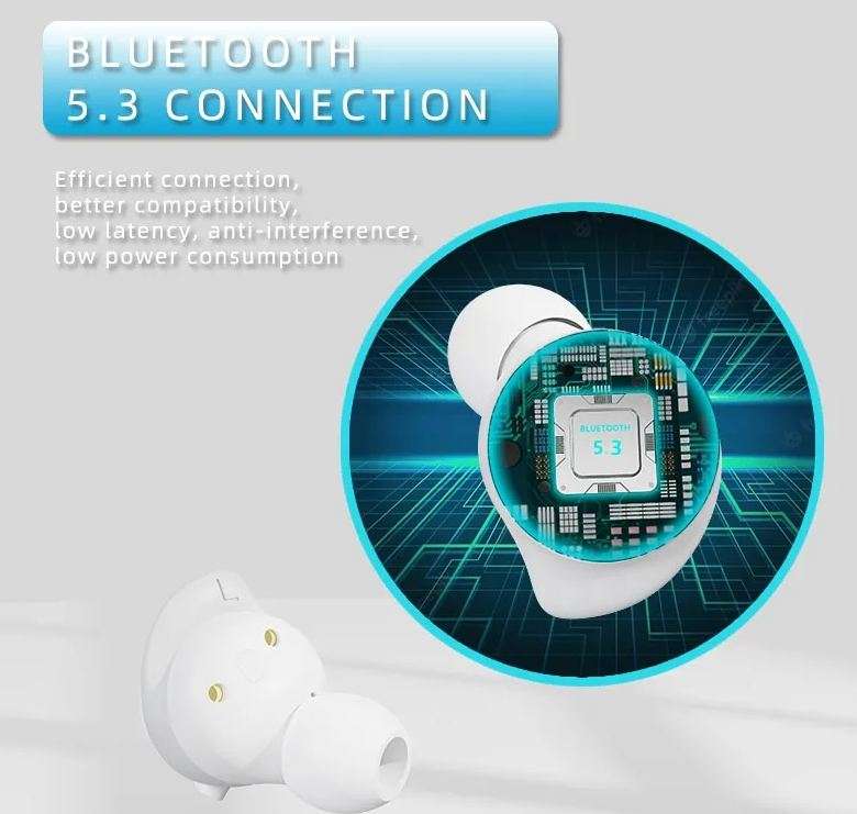 K28 TWS Bluetooth Transparent Dual Mode Gaming Earphone E89