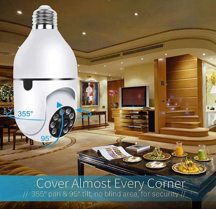 Aerbes AB-C247 E27 Bulb Wifi Camera Lamp