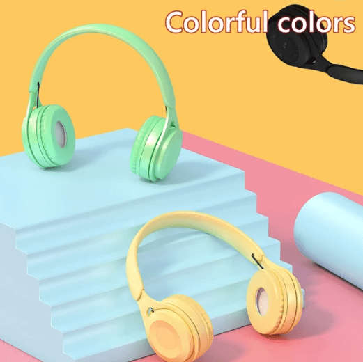 P47 Foldable Bluetooth Headphones With Micro SD Card Slot
