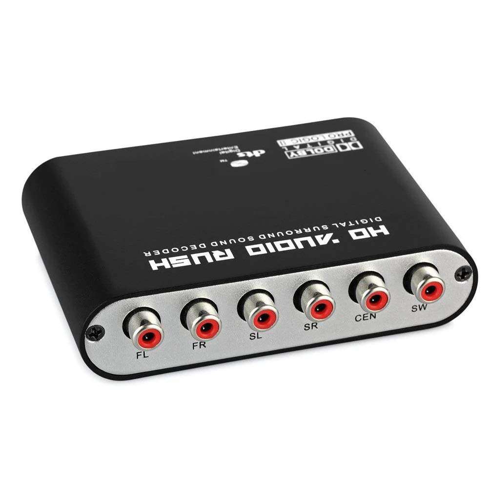XF0102 HD Audio Rush, Digital Sound Decoder Converter 5.1 Channel