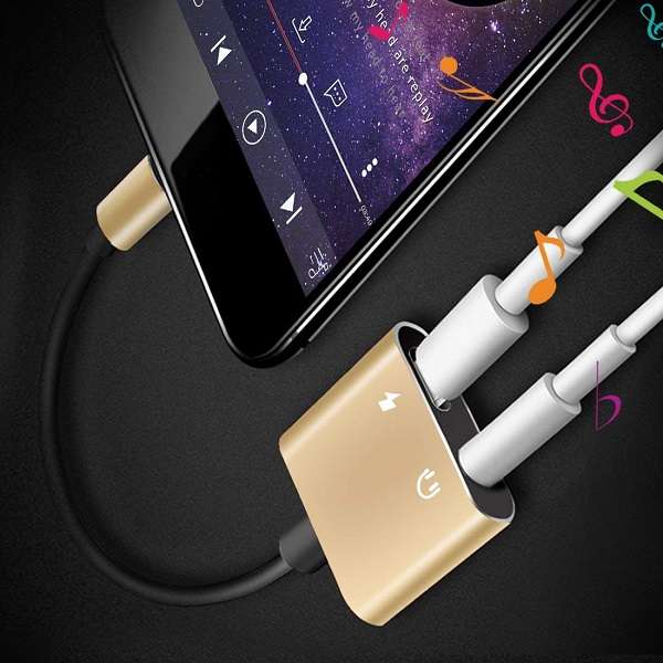 HJ-020-A Type C To 3.5mm + Type C Audio Adapter