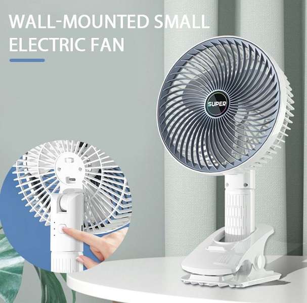 PM-037 Rechargeable Clip On Portable Desktop Fan
