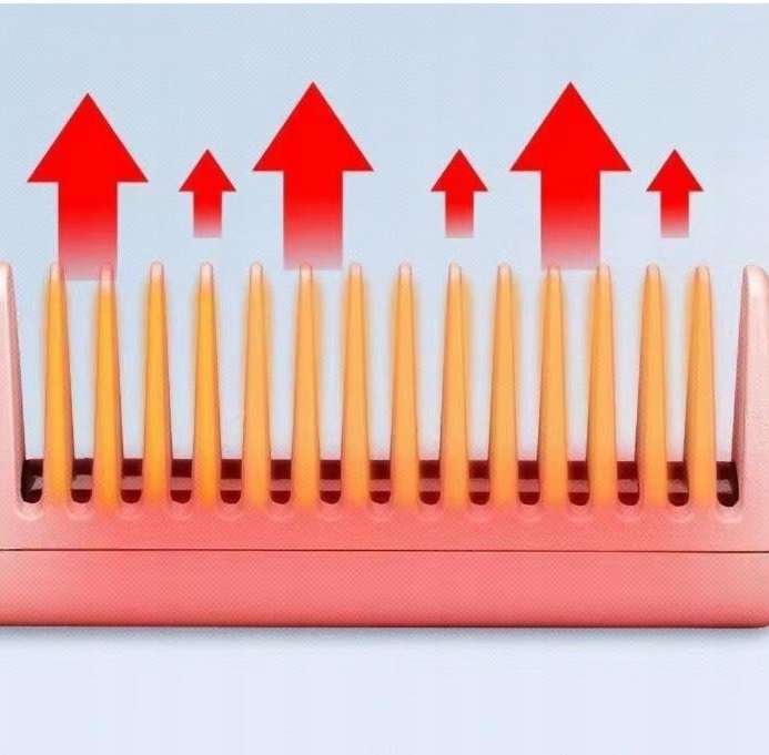 Aorlis AO-49935 Rechargeable  Portable Ceramic Heated Comb Iron