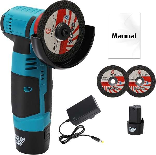 JG20375060 Handheld Angle Cordless Angle Grinder 12V 4500mah Battery