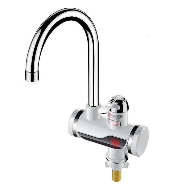 Side Water Inlet Heated Faucet With Shower