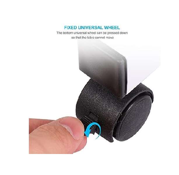 WS6040 Adjustable Height Trolley Bedside Laptop Table