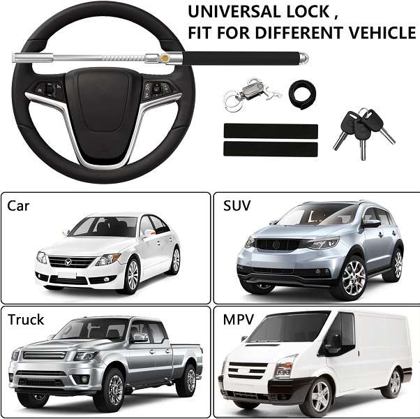 Jiageng JG68 Car Steering Wheel Lock With Hammer Head