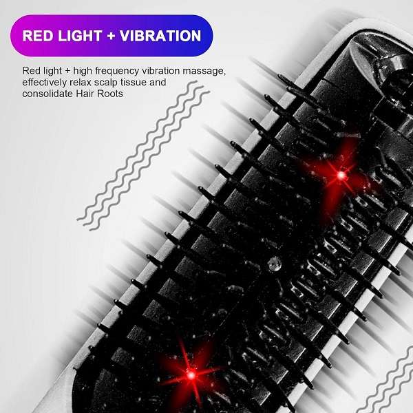 DS1132 2 in 1 Laser Hair Comb Brush