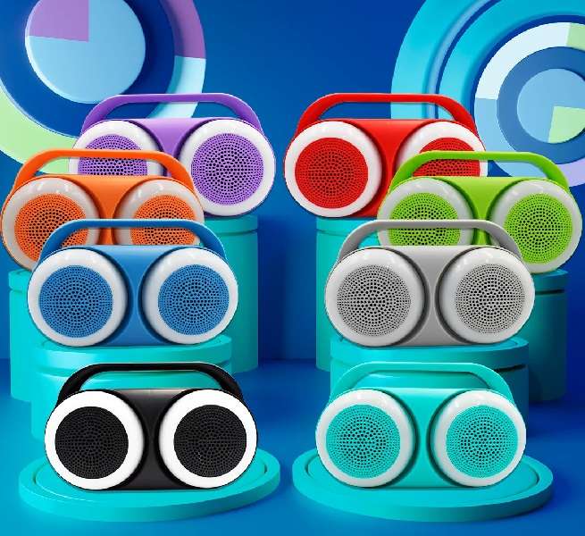 Multimedia Bluetooth Speaker With 5 Mode LED Light