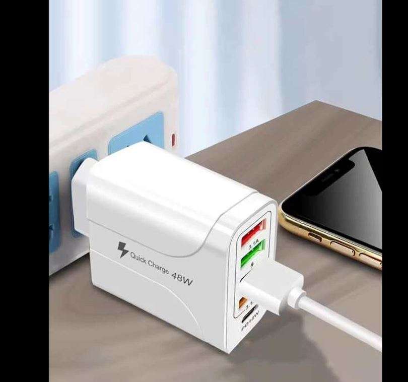 A501-1 Charging Head 4 USB Port QC 48W +PD18