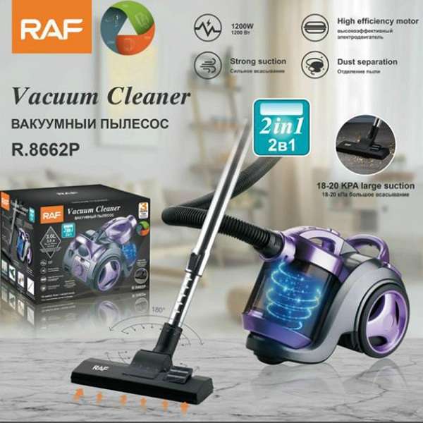 RAF R.8662R Cordless Vacuum Cleaner 1200W