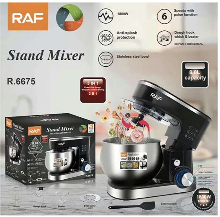 RAF Electric Mixer 1800W 8L