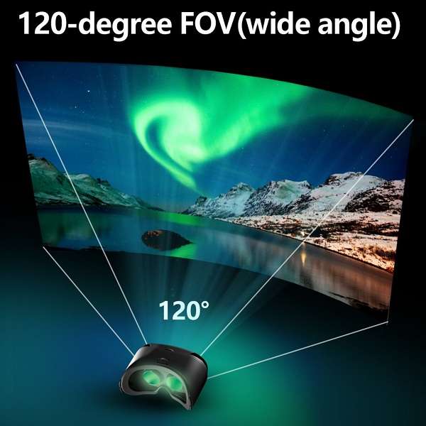 VRG Pro X7 VR Glasses Virtual Reality Wide Angle For 5 To 7 Inch Smartphone