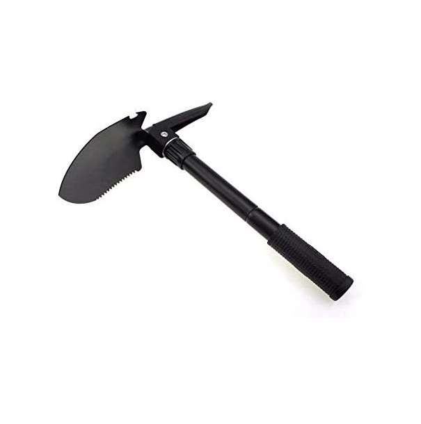 Military Folding Shovel and Pick with Carrying Pouch