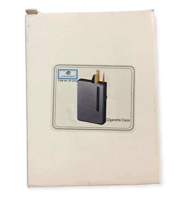 1831281 Portable Metal Cigarette Case Windproof Lighter DF-2016