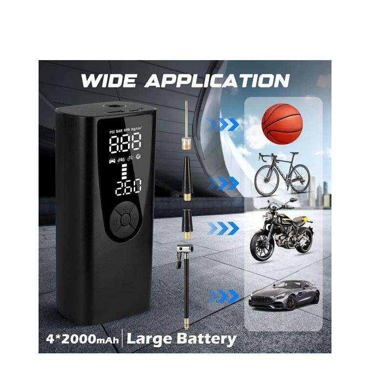 Aerbes AB-CQ06 8000mAh Wireless Inflation Tyre Pump