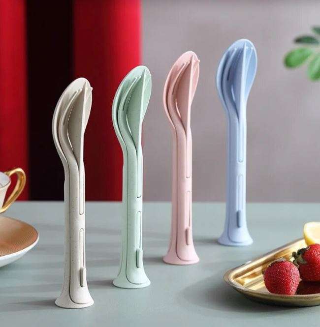 Dinnerware Sets Fork Spoon Knife Set Utensil 4 In 1