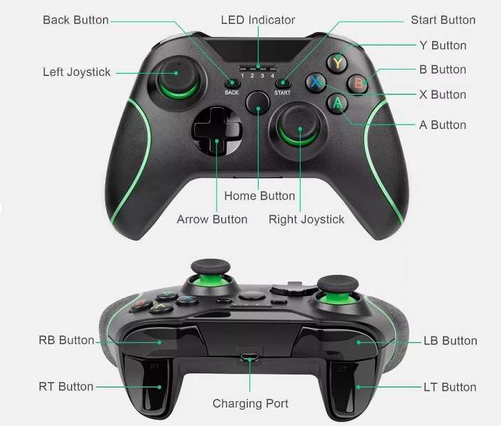 JG20375244  2.4G Wireless Controller