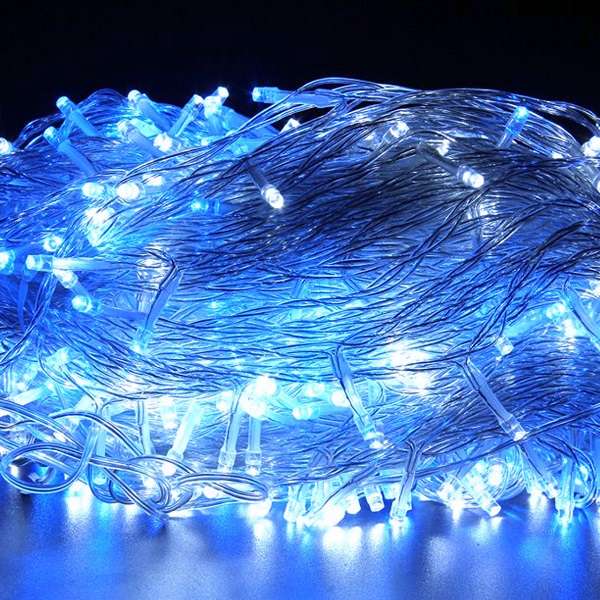ZYF-D139 3m x 2m Blue LED Fairy Light Curtain