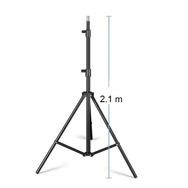 Wolulu AS-32725 10" 3 Mode White LED Ring Light with 2.1m Stand
