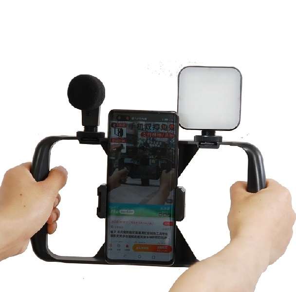 AY-49T Live Broadcast LED Tripod Microphone Lighting Kit