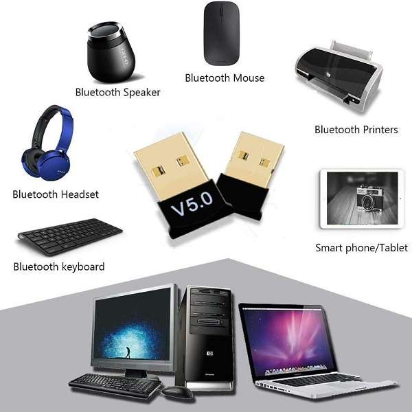Bluetooth 5.0 Wireless Dongle For PC
